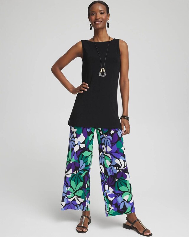 Travelers Floral Cropped Pants - image 2